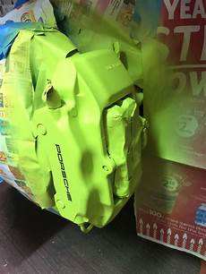 Neon Green Brake Calipers