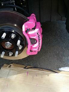 Pink Brake Calipers